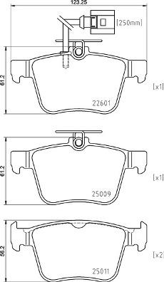 Brembo P 85 162 - Bremžu uzliku kompl., Disku bremzes www.autospares.lv