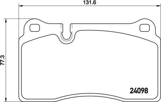 Brembo P 85 116 - Bremžu uzliku kompl., Disku bremzes www.autospares.lv