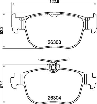 Brembo P 85 189 - Bremžu uzliku kompl., Disku bremzes www.autospares.lv