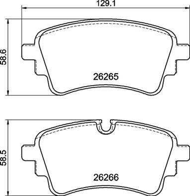 Brembo P 85 185 - Bremžu uzliku kompl., Disku bremzes autospares.lv