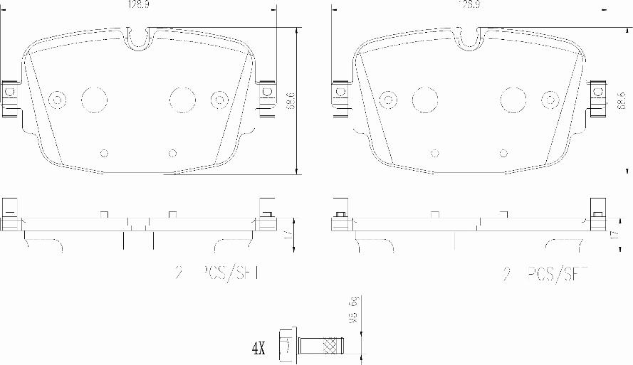 Brembo P85180N - Bremžu uzliku kompl., Disku bremzes www.autospares.lv