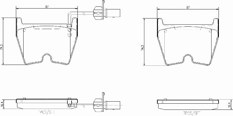 Brembo P85138N - Bremžu uzliku kompl., Disku bremzes www.autospares.lv