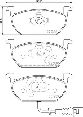 Brembo P 85 137X - Тормозные колодки, дисковые, комплект www.autospares.lv