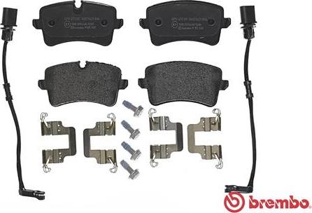 Brembo P 85 120 - Тормозные колодки, дисковые, комплект www.autospares.lv