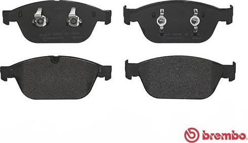 Brembo P 85 128 - Bremžu uzliku kompl., Disku bremzes www.autospares.lv