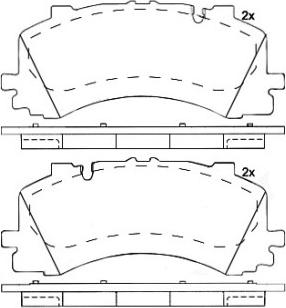 Brembo P 85 170 - Bremžu uzliku kompl., Disku bremzes www.autospares.lv