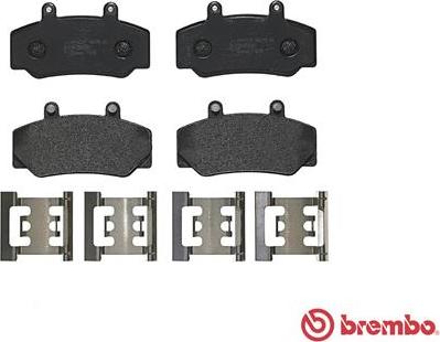 Brembo P 86 006 - Bremžu uzliku kompl., Disku bremzes www.autospares.lv