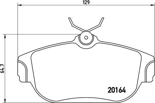 Brembo P 86 007 - Bremžu uzliku kompl., Disku bremzes www.autospares.lv