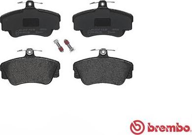 Brembo P 86 010 - Bremžu uzliku kompl., Disku bremzes www.autospares.lv