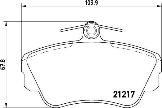 Brembo P 86 010 - Bremžu uzliku kompl., Disku bremzes www.autospares.lv