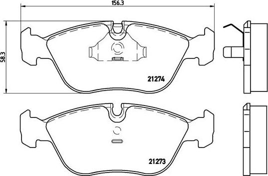 Brembo P 86 013 - Bremžu uzliku kompl., Disku bremzes autospares.lv