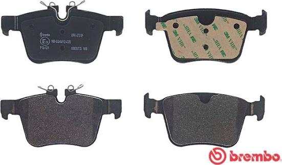 Brembo P 86 029 - Bremžu uzliku kompl., Disku bremzes www.autospares.lv