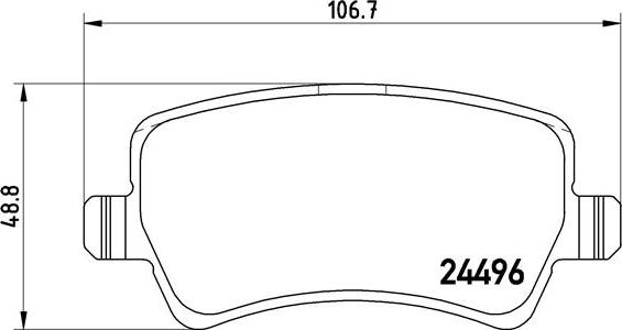 Brembo P 86 021X - Bremžu uzliku kompl., Disku bremzes autospares.lv