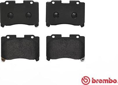 Brembo P 83 090 - Bremžu uzliku kompl., Disku bremzes www.autospares.lv