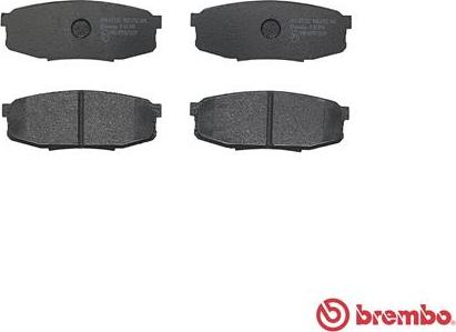 Brembo P 83 098 - Тормозные колодки, дисковые, комплект www.autospares.lv