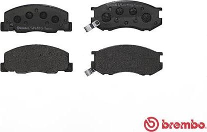 Brembo P 83 093 - Bremžu uzliku kompl., Disku bremzes autospares.lv