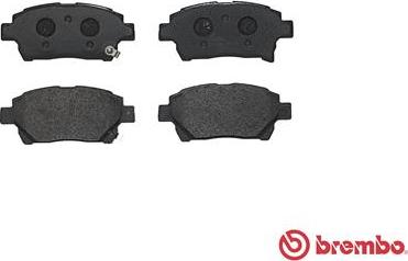 Brembo P 83 097 - Тормозные колодки, дисковые, комплект www.autospares.lv