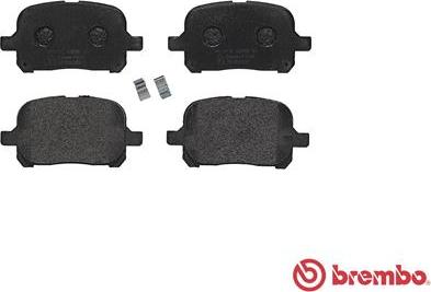 Brembo P 83 040 - Bremžu uzliku kompl., Disku bremzes www.autospares.lv