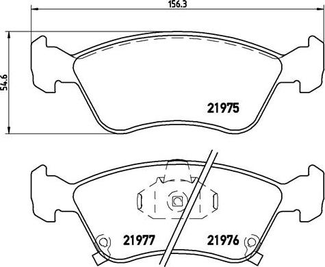 Brembo P 83 041 - Bremžu uzliku kompl., Disku bremzes www.autospares.lv