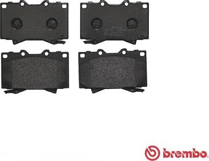 Brembo P 83 048 - Bremžu uzliku kompl., Disku bremzes autospares.lv