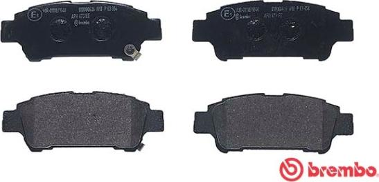 Brembo P 83 056 - Brake Pad Set, disc brake www.autospares.lv