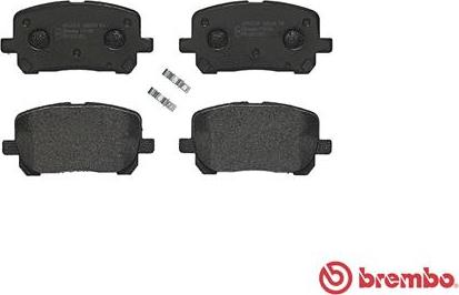 Brembo P 83 061 - Bremžu uzliku kompl., Disku bremzes www.autospares.lv