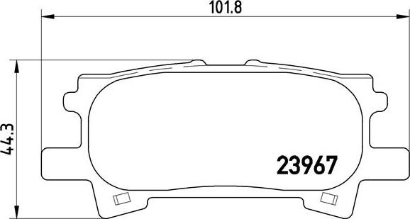 Brembo P 83 068 - Bremžu uzliku kompl., Disku bremzes www.autospares.lv