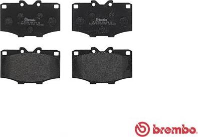 Brembo P 83 006 - Brake Pad Set, disc brake www.autospares.lv