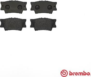 Brembo P 83 089 - Bremžu uzliku kompl., Disku bremzes www.autospares.lv