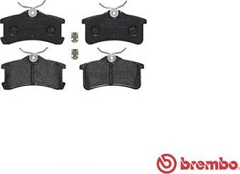 Brembo P 83 084 - Bremžu uzliku kompl., Disku bremzes www.autospares.lv