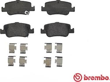 Brembo P 83 080 - Brake Pad Set, disc brake www.autospares.lv