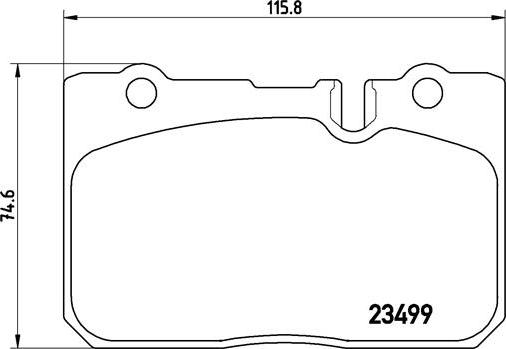 Brembo P 83 039 - Тормозные колодки, дисковые, комплект www.autospares.lv