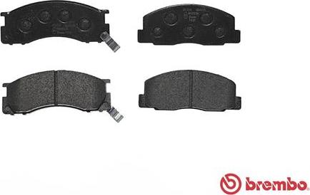 Brembo P 83 029 - Bremžu uzliku kompl., Disku bremzes www.autospares.lv