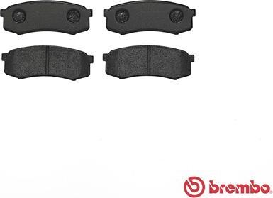 Brembo P 83 024 - Тормозные колодки, дисковые, комплект www.autospares.lv