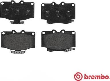 Brembo P 83 026 - Brake Pad Set, disc brake www.autospares.lv