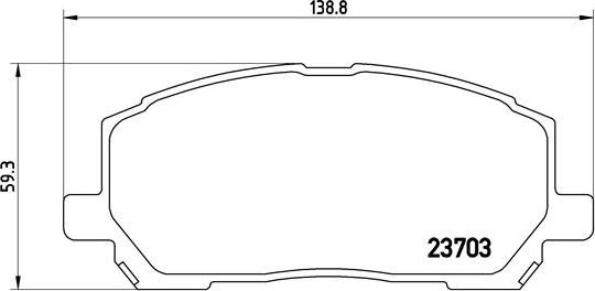 Brembo P 83 078 - Bremžu uzliku kompl., Disku bremzes www.autospares.lv