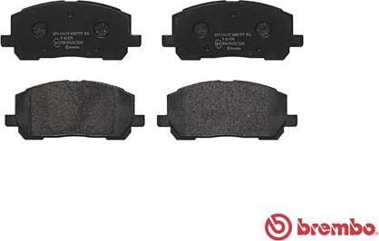 Brembo P 83 078 - Bremžu uzliku kompl., Disku bremzes www.autospares.lv