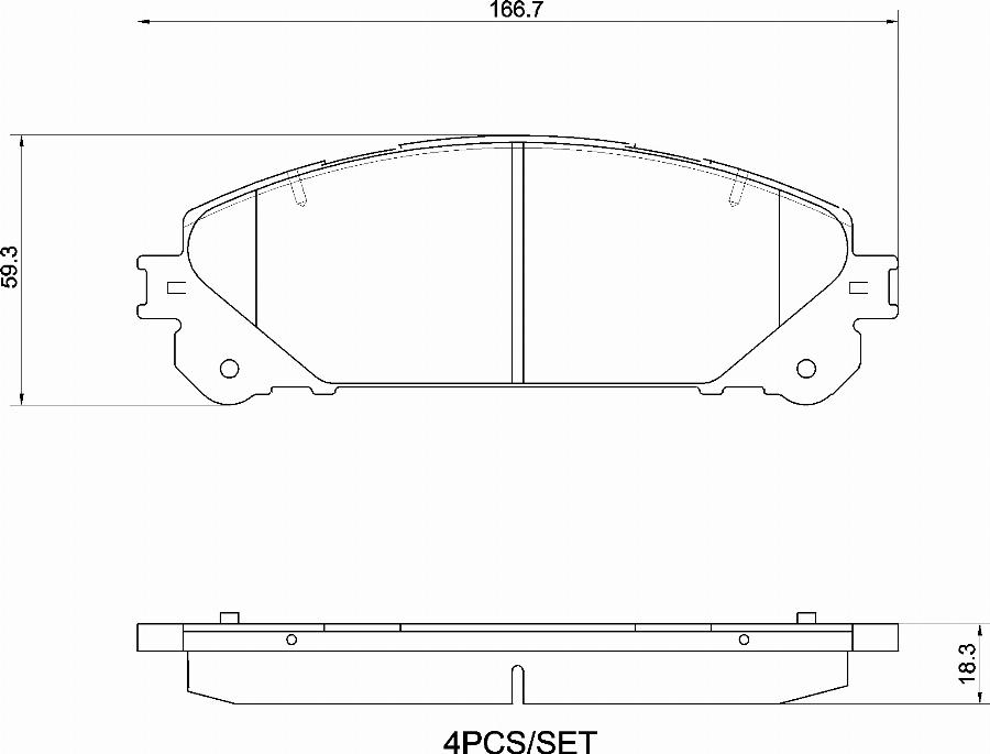 Brembo P 83 193 - Bremžu uzliku kompl., Disku bremzes www.autospares.lv