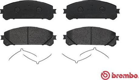 Brembo P 83 145 - Bremžu uzliku kompl., Disku bremzes www.autospares.lv