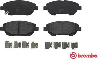 Brembo P 83 148 - Bremžu uzliku kompl., Disku bremzes www.autospares.lv