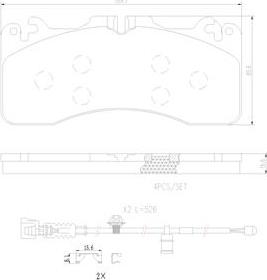 Brembo P83154N - Bremžu uzliku kompl., Disku bremzes www.autospares.lv