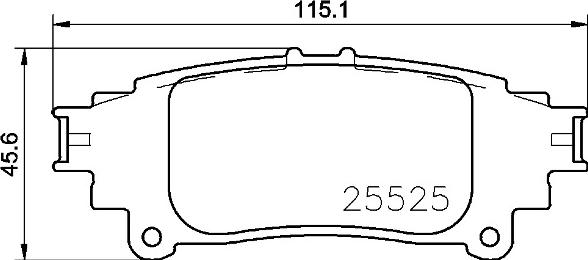 Brembo P 83 153 - Bremžu uzliku kompl., Disku bremzes autospares.lv