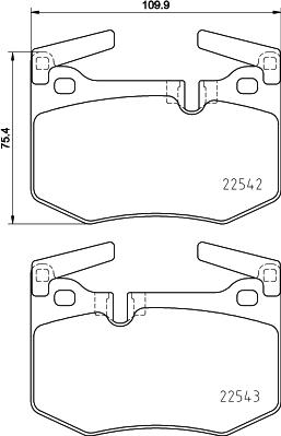 Brembo P 83 164 - Bremžu uzliku kompl., Disku bremzes www.autospares.lv