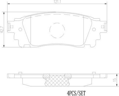 Brembo P83166N - Bremžu uzliku kompl., Disku bremzes www.autospares.lv