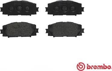 Brembo P 83 106 - Bremžu uzliku kompl., Disku bremzes www.autospares.lv