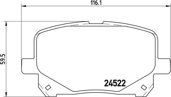 Brembo P83100N - Brake Pad Set, disc brake www.autospares.lv