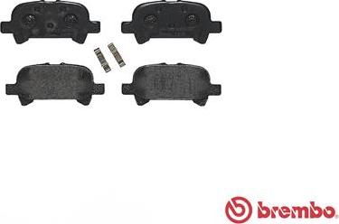 Brembo P 83 110 - Bremžu uzliku kompl., Disku bremzes www.autospares.lv