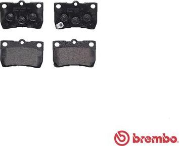 Brembo P 83 113 - Bremžu uzliku kompl., Disku bremzes autospares.lv