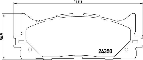 Brembo P 83 117X - Bremžu uzliku kompl., Disku bremzes www.autospares.lv