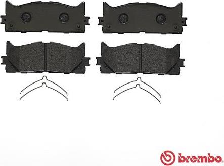 Brembo P 83 117 - Bremžu uzliku kompl., Disku bremzes www.autospares.lv